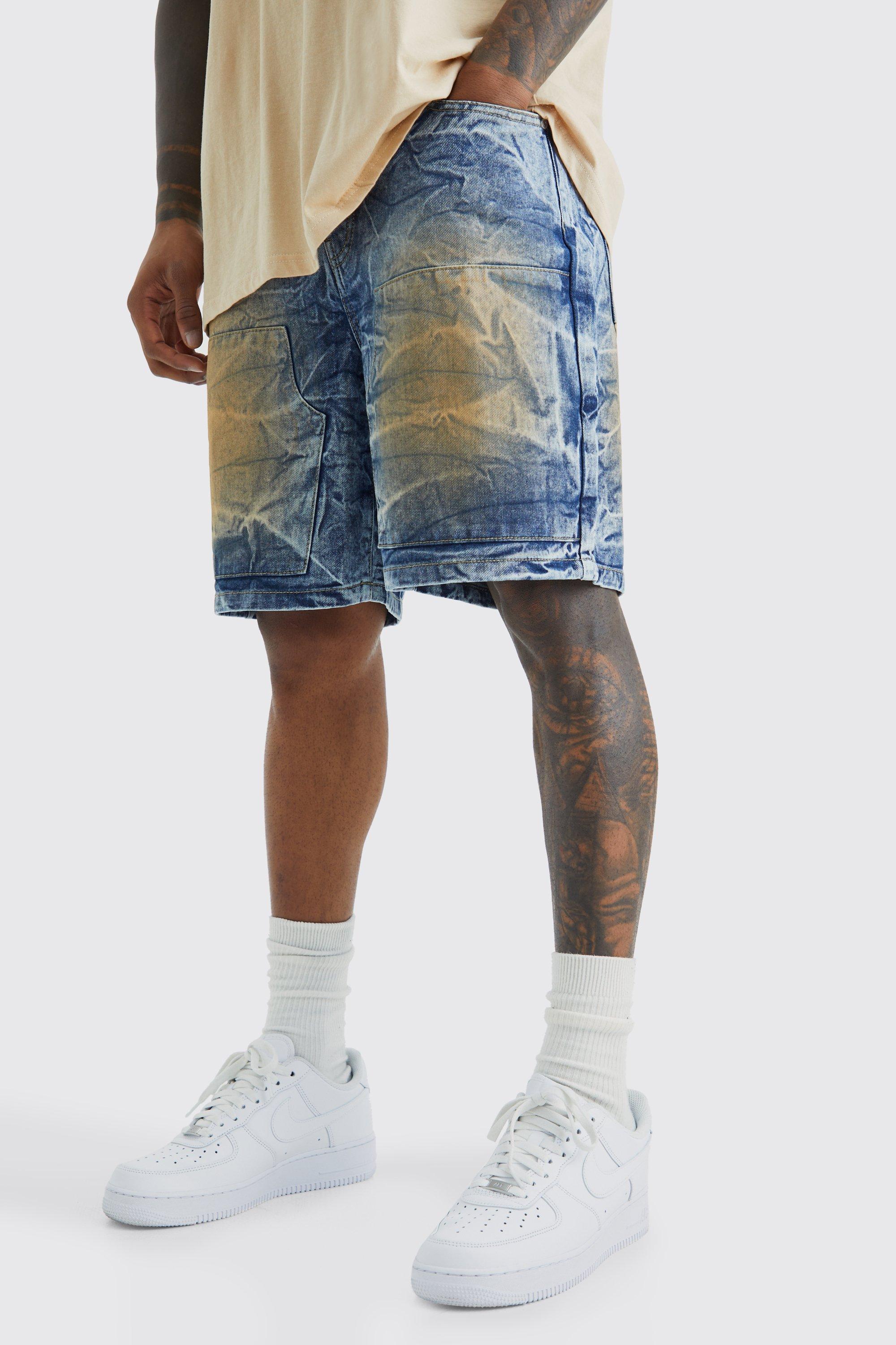 Rigid denim 2024 cycling shorts